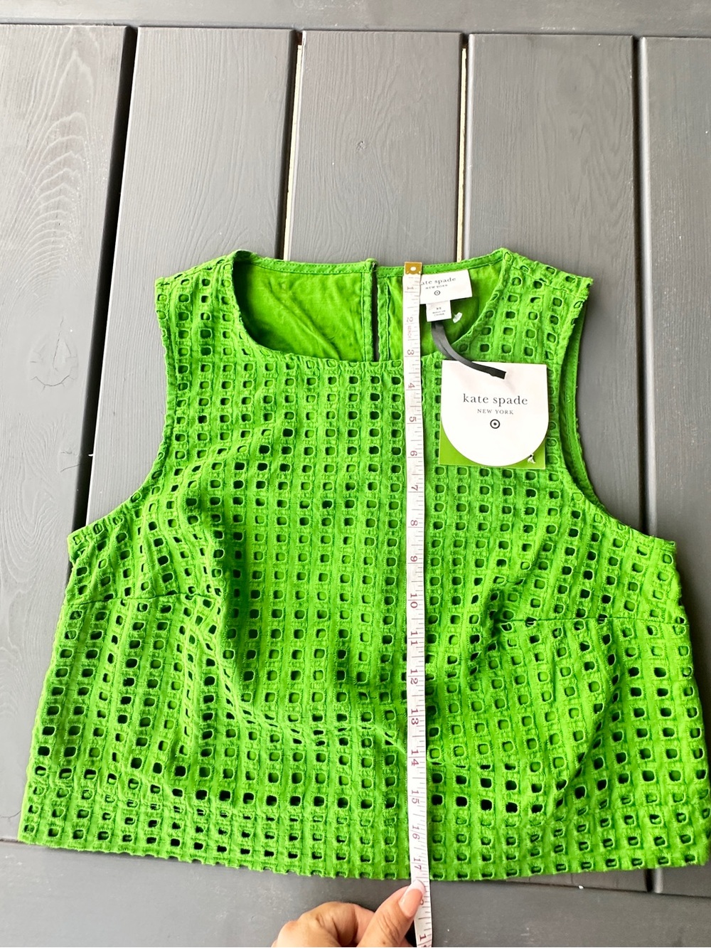 Kate Spade x Target Eyelet Top Sz XS